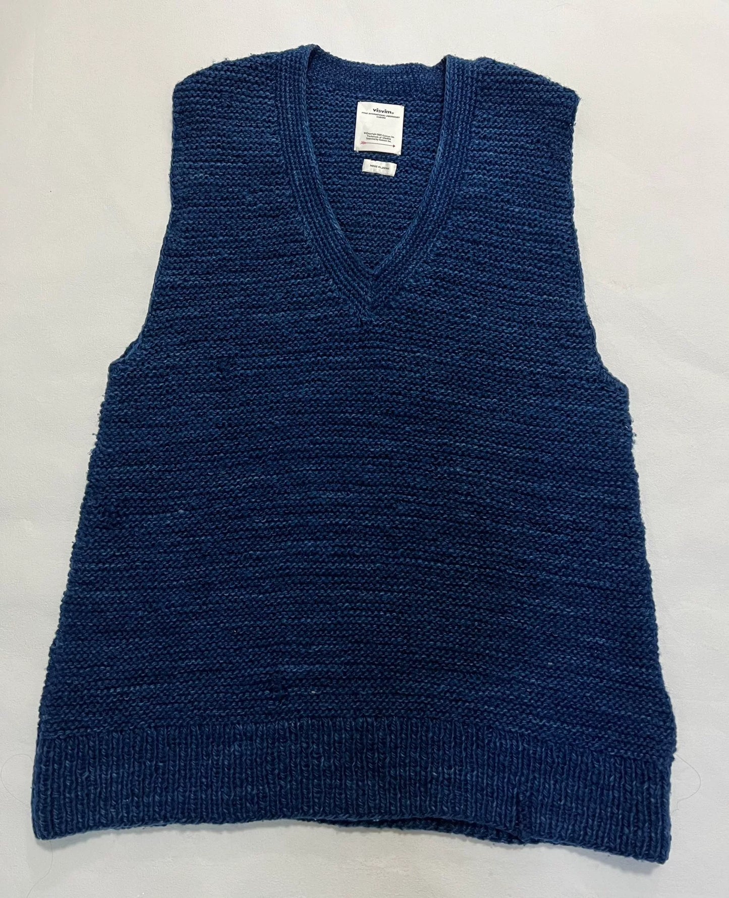 VISVIM 19AW TOLEDO V-NECK VEST HAND-KNIT