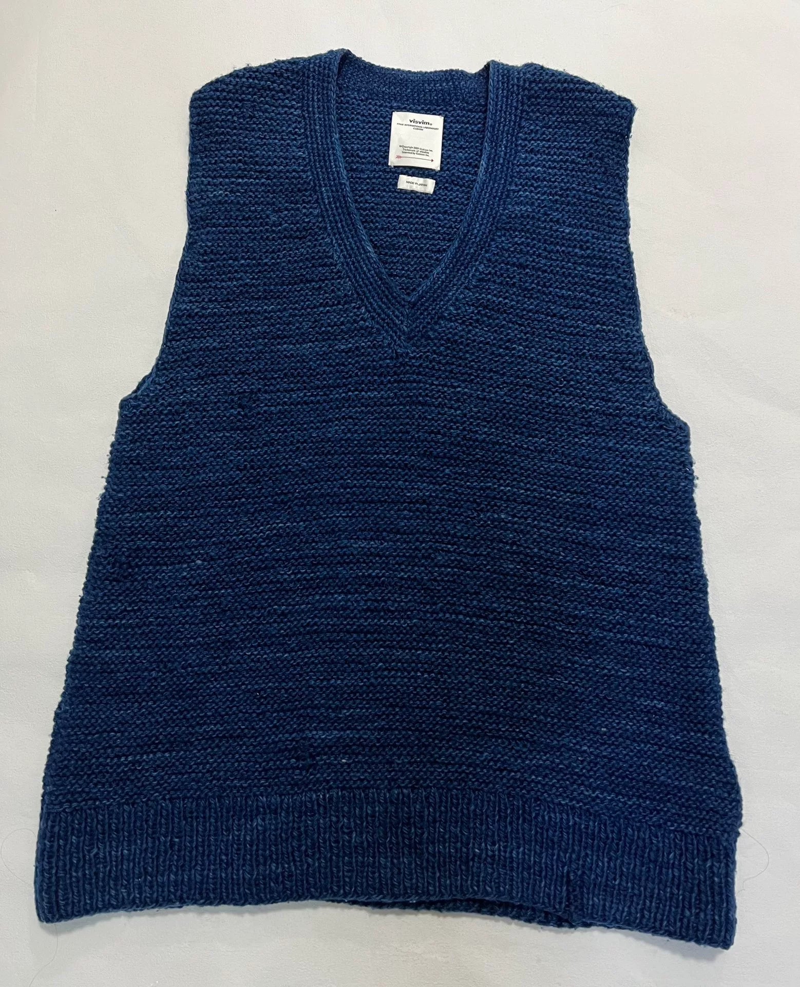 VISVIM 19AW TOLEDO V-NECK VEST HAND-KNIT