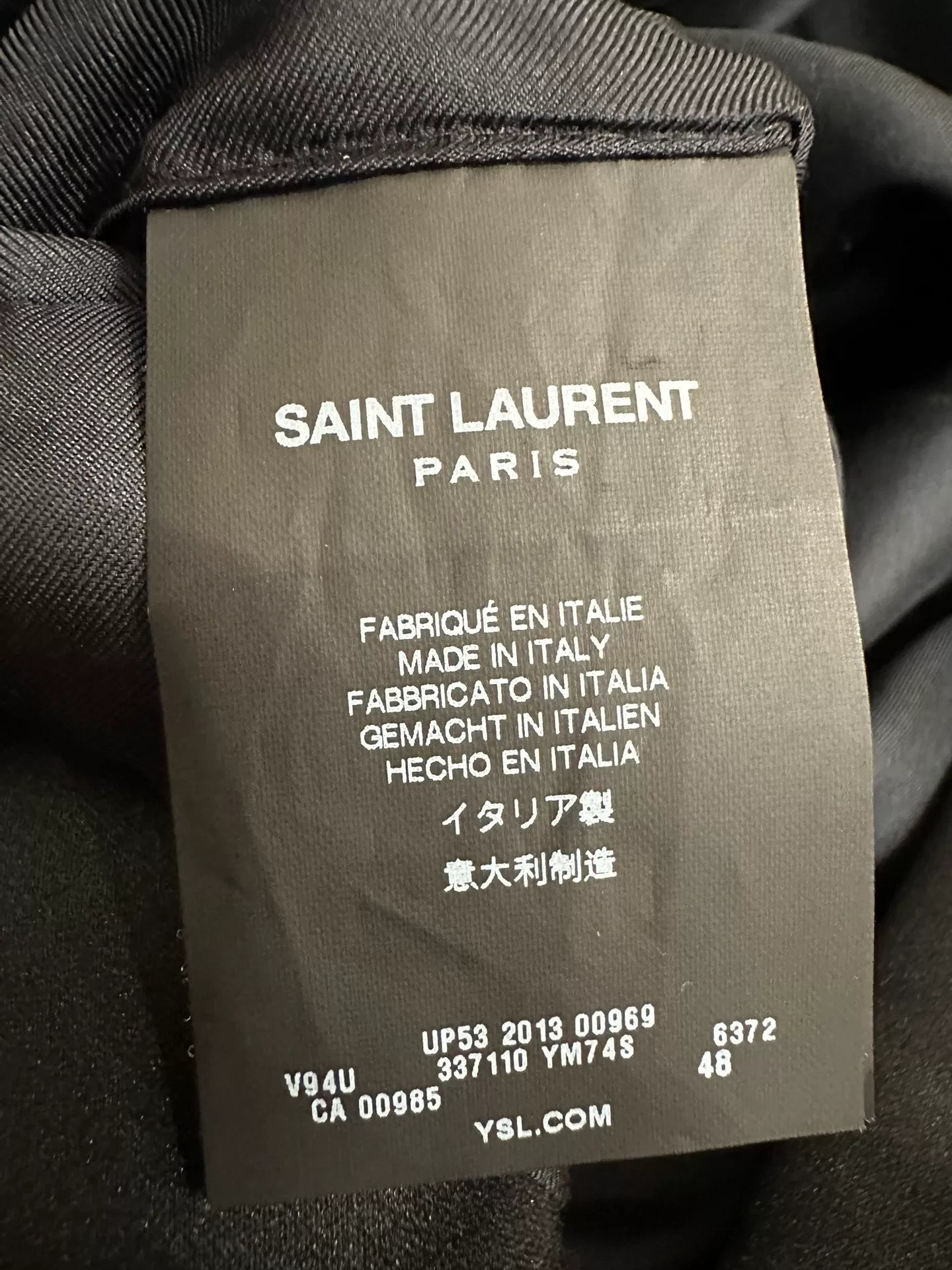 Saint Laurent Red Black Leopard Blazer