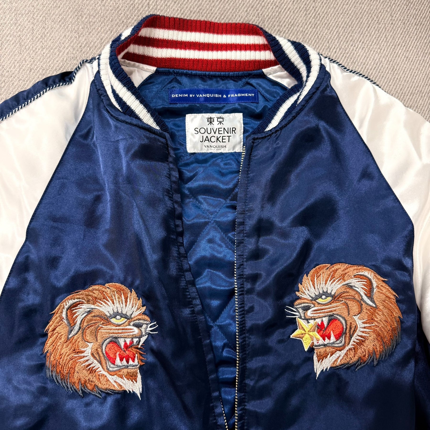 Vanquish Fragment Denim Souvenir Jacket