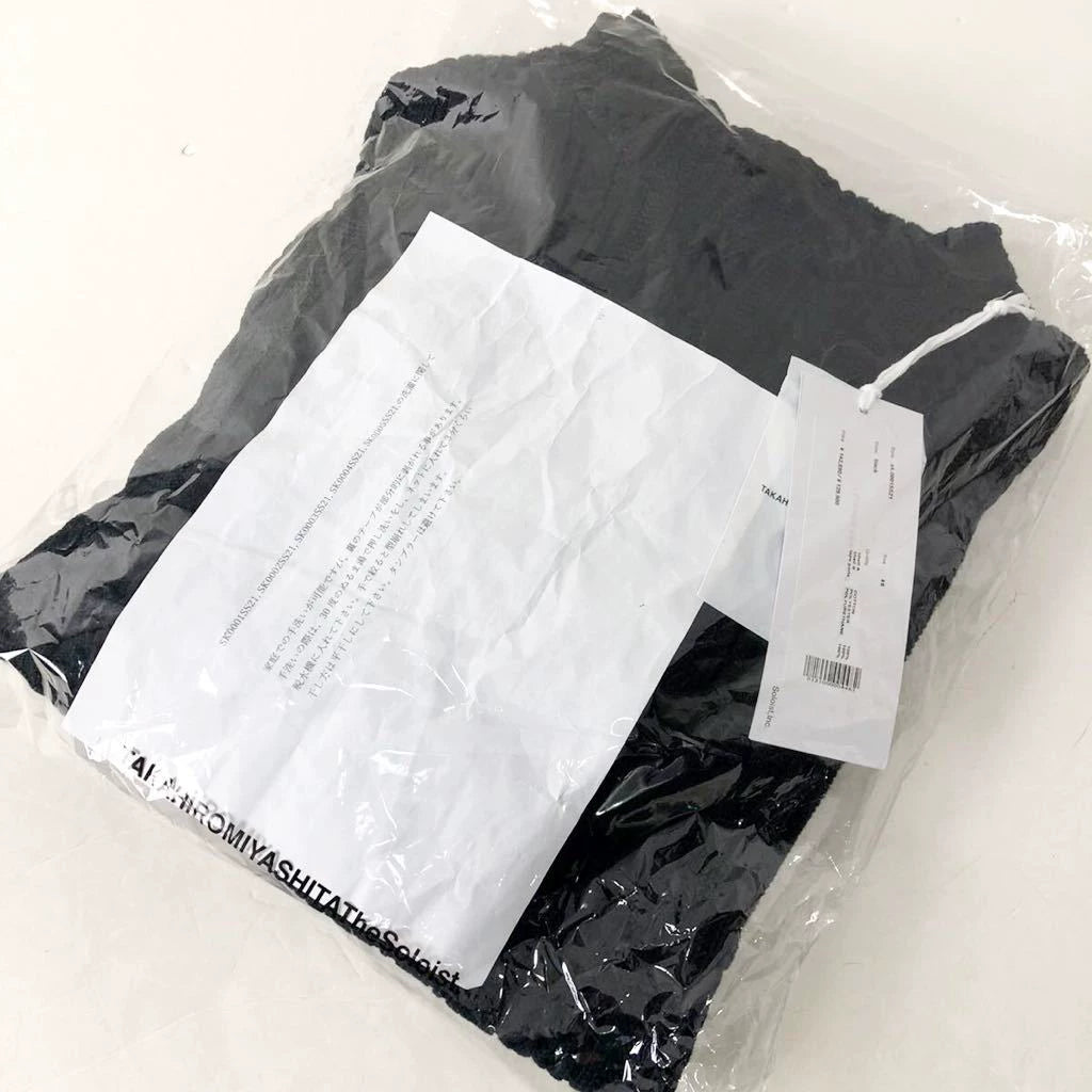 black turtleneck sweater by takahiro miyashita