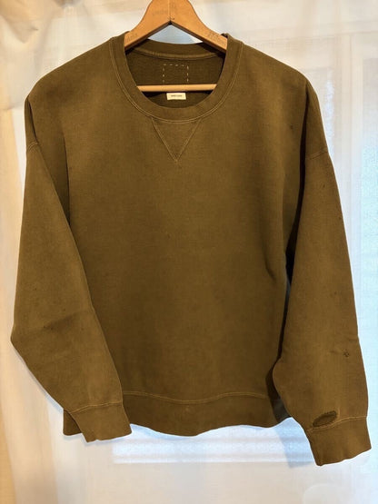VISVIM 25FW SB Olive Green Sweatshirt