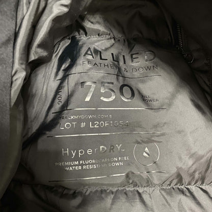 black waterproof puffer jacket by BEAMS