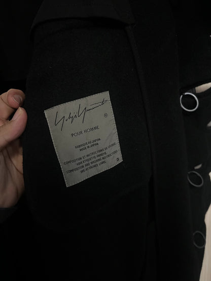 Yohji Yamamoto 19AS Shawl Collar Coat