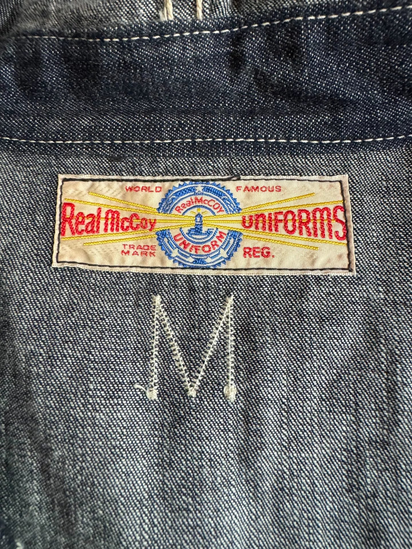Real McCoy's USN Denim Deck Jacket
