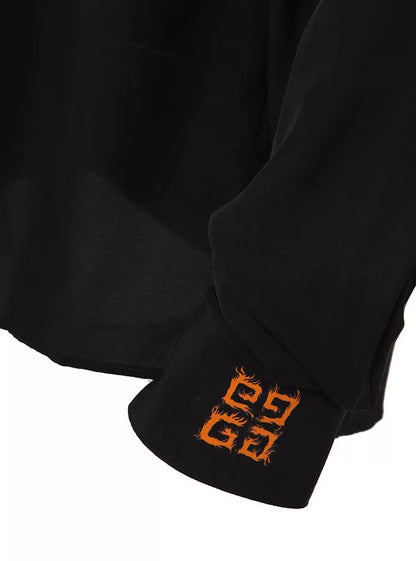 Givenchy Flame Black Shirt