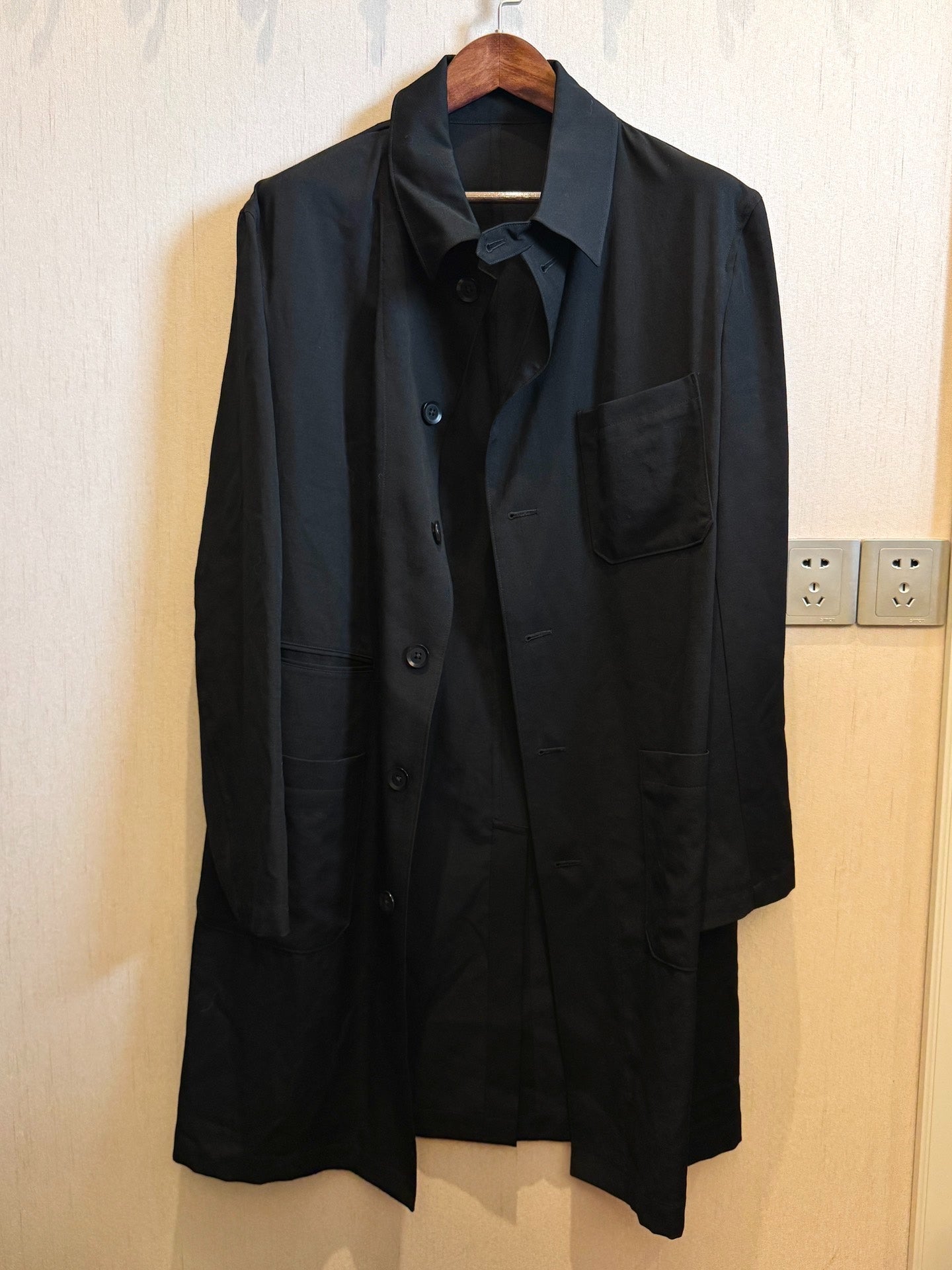 Yohji Yamamoto 16SS Wool Trench Coat
