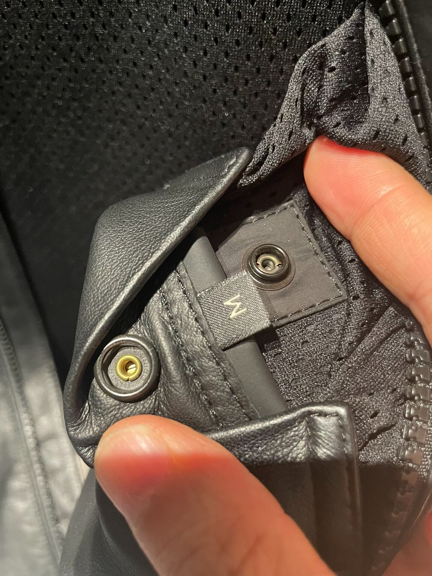 Z Zegna Leather Jacket M Size