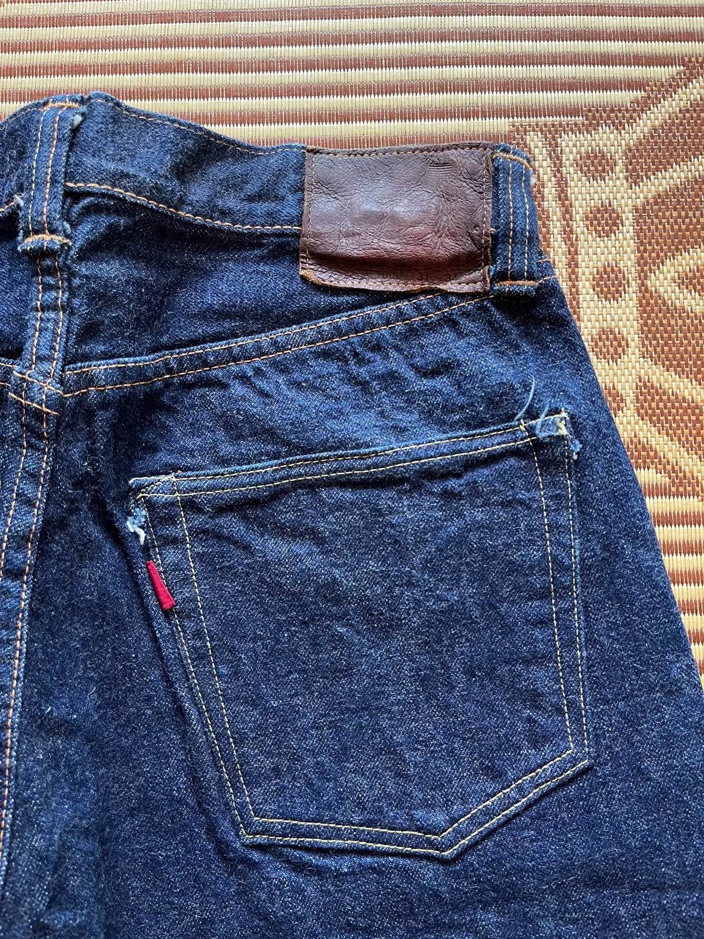 Warehouse 1000xx Raw Denim Jeans W31