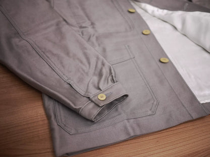 Visvim TRAVAIL COVERALL MOLESKIN GREY