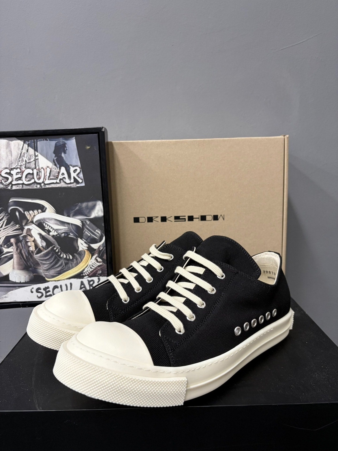 Rick Owens DRKSHDW TEMPLE Canvas Shoes