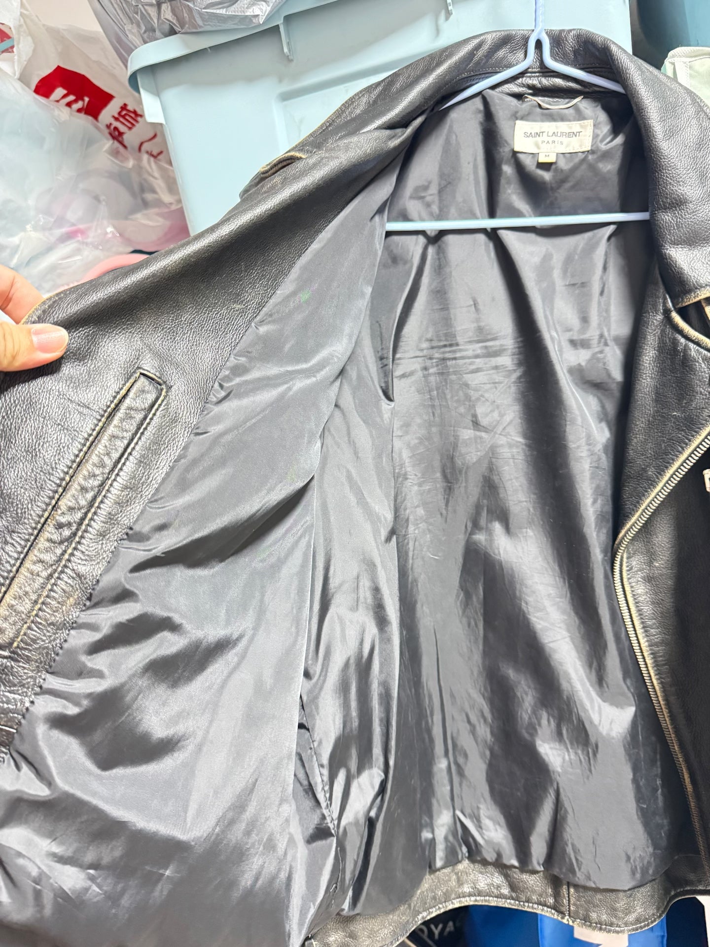 Saint Laurent Paris Leather Jacket