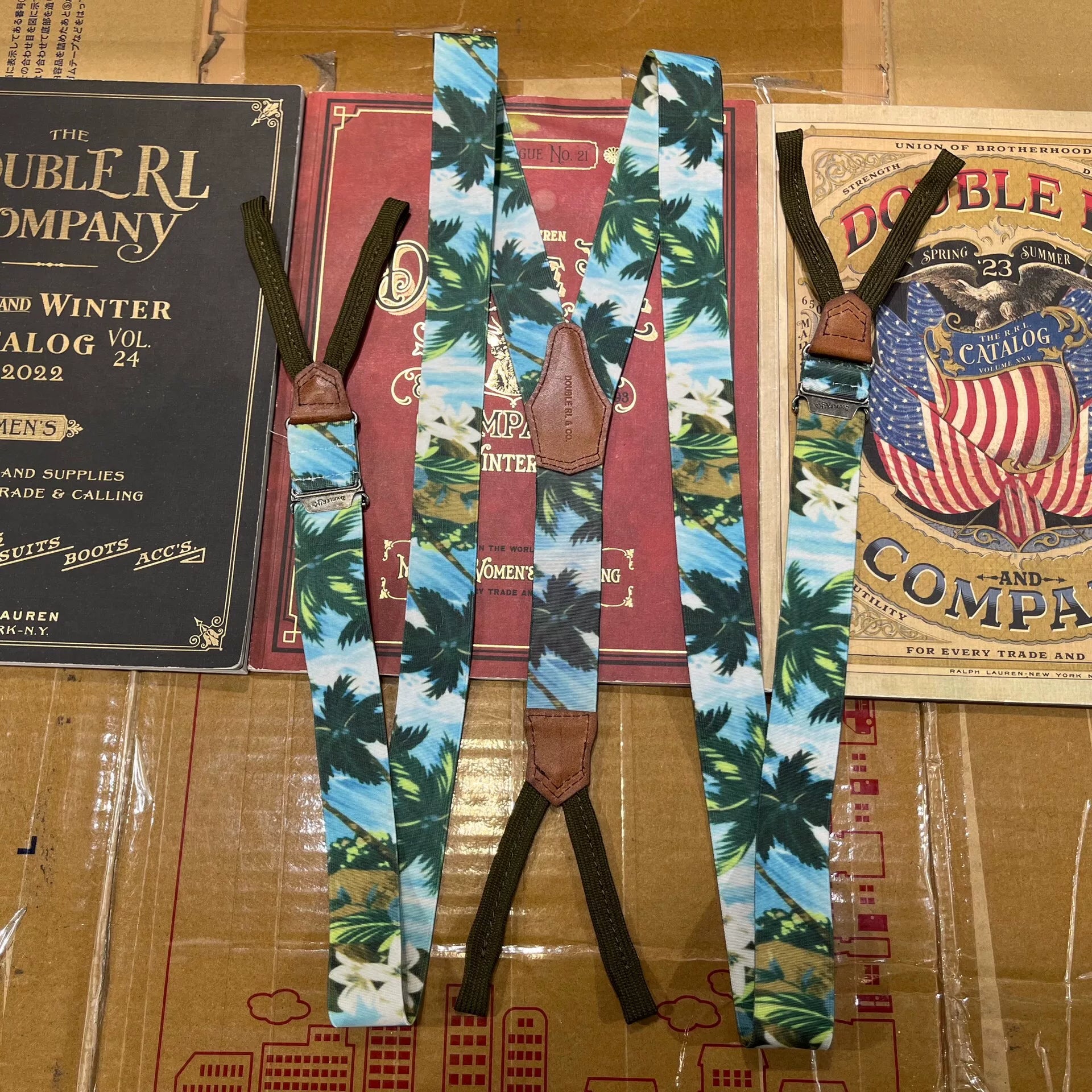 colorful suspenders from Double RL Ralph Lauren