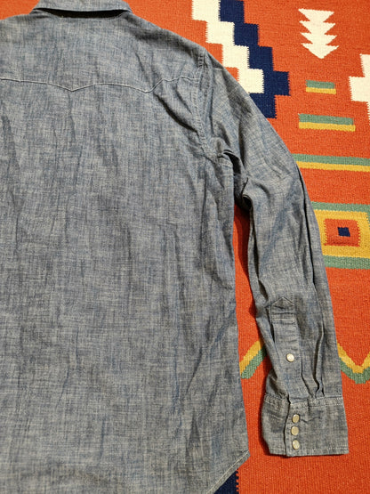 Ralph Lauren RRL Light Denim Western Shirt