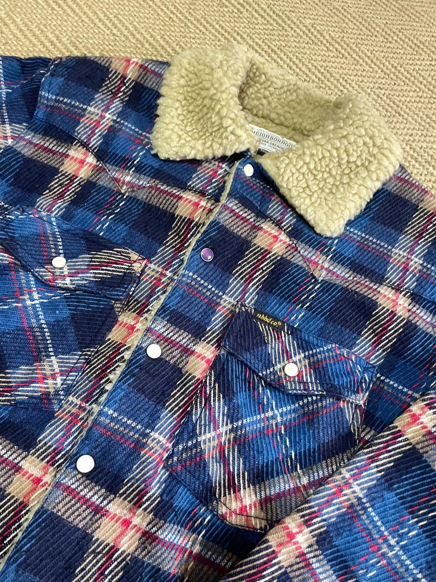 NEIGHBORHOOD KING BOA Plaid Jacket