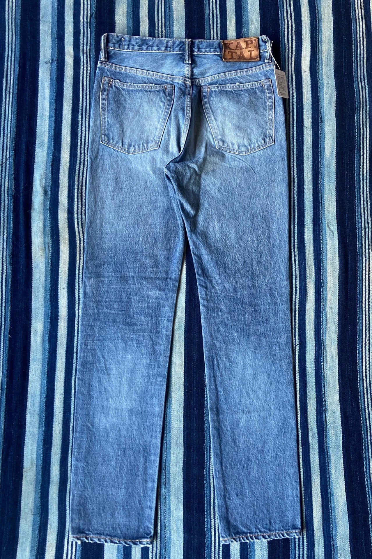 kapital 14oz denim monkey cisco pants