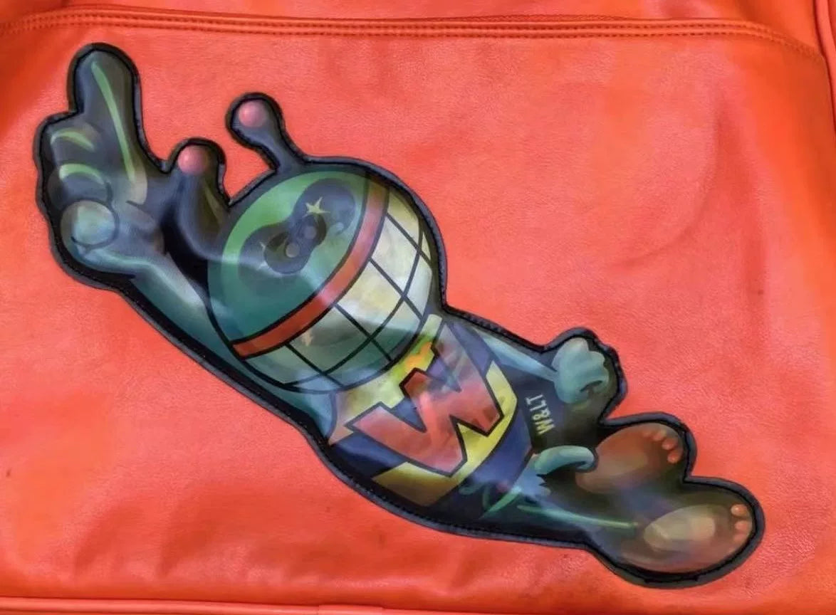 Walter Van Beirendonck Puk Puk 3D Orange Bag