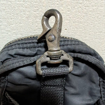 PORTER Classic Black Nylon Accessory Pouch