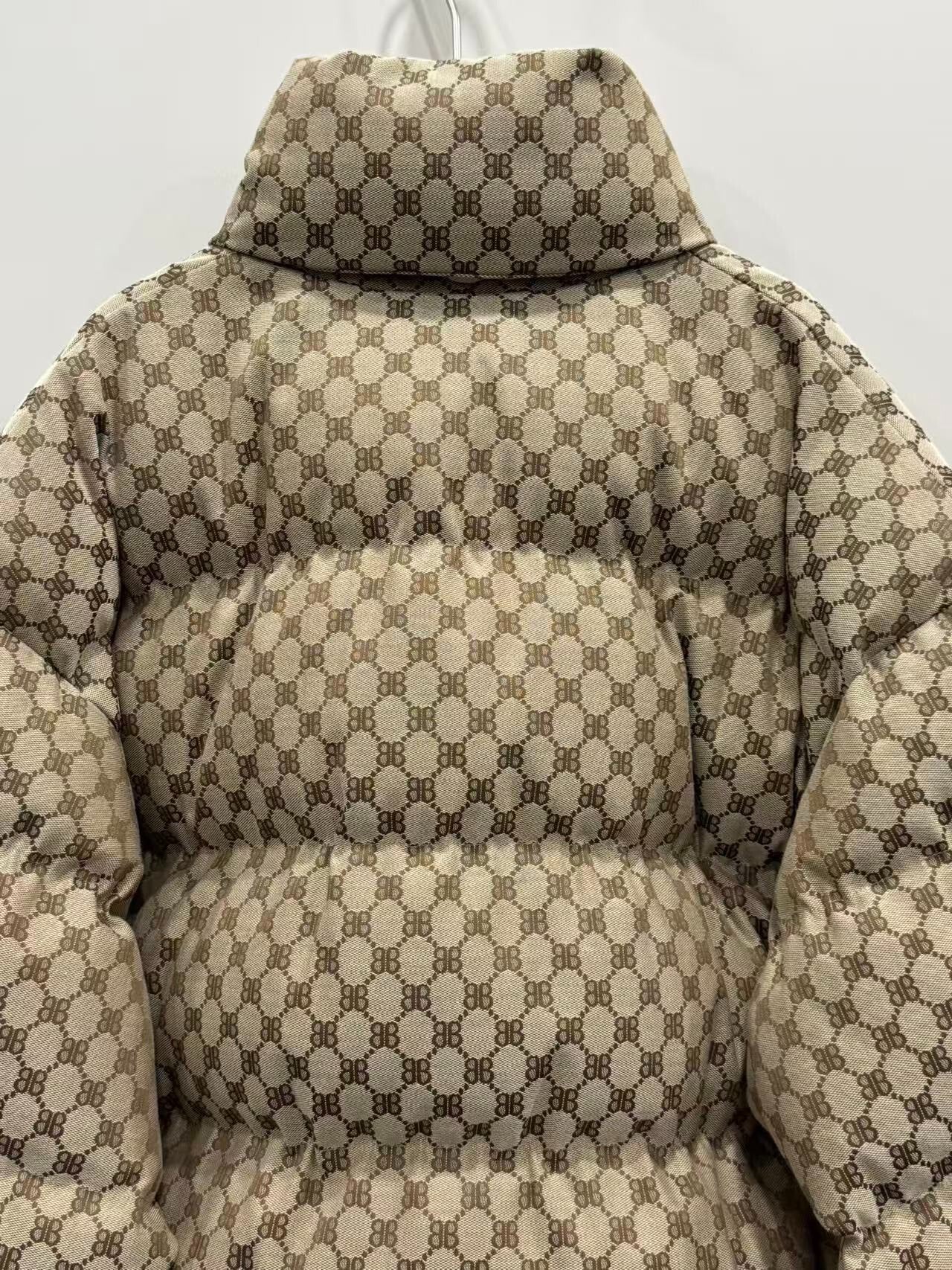 balenciaga gucci patterned puffer jacket size 44