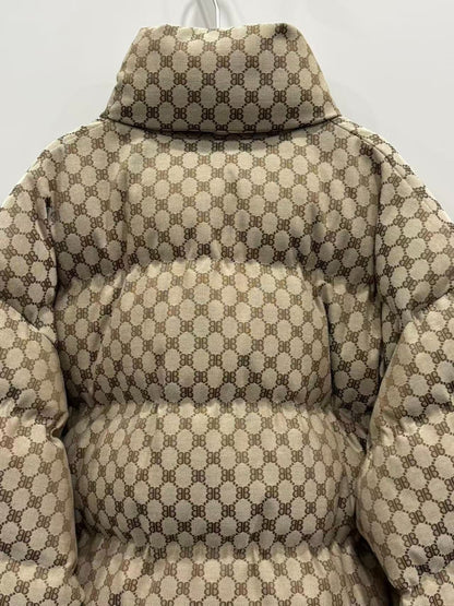 balenciaga gucci patterned puffer jacket size 44