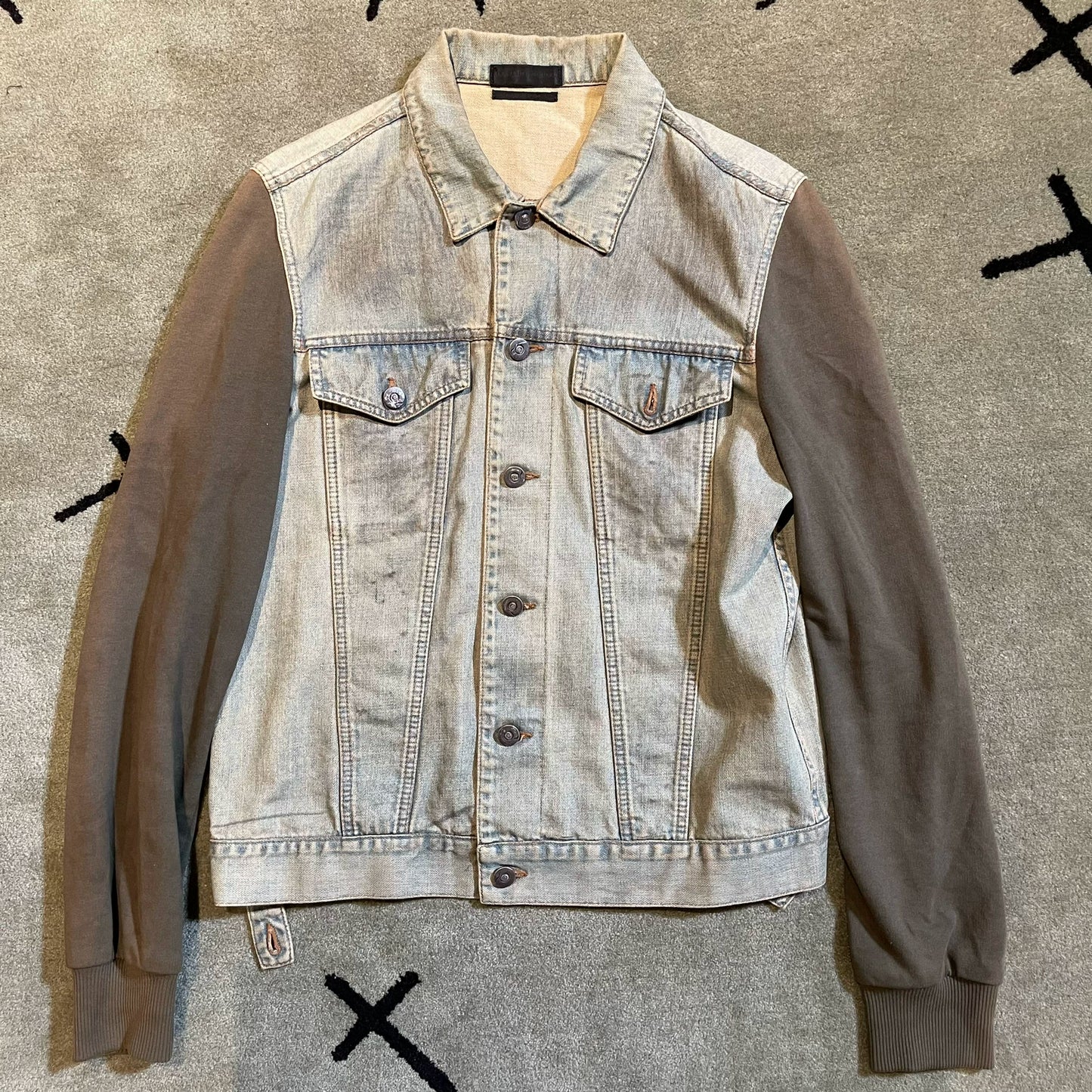 alexander mcqueen vintage artwork denim jacket