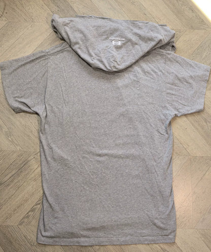 balenciaga double-ring short sleeve hoodie