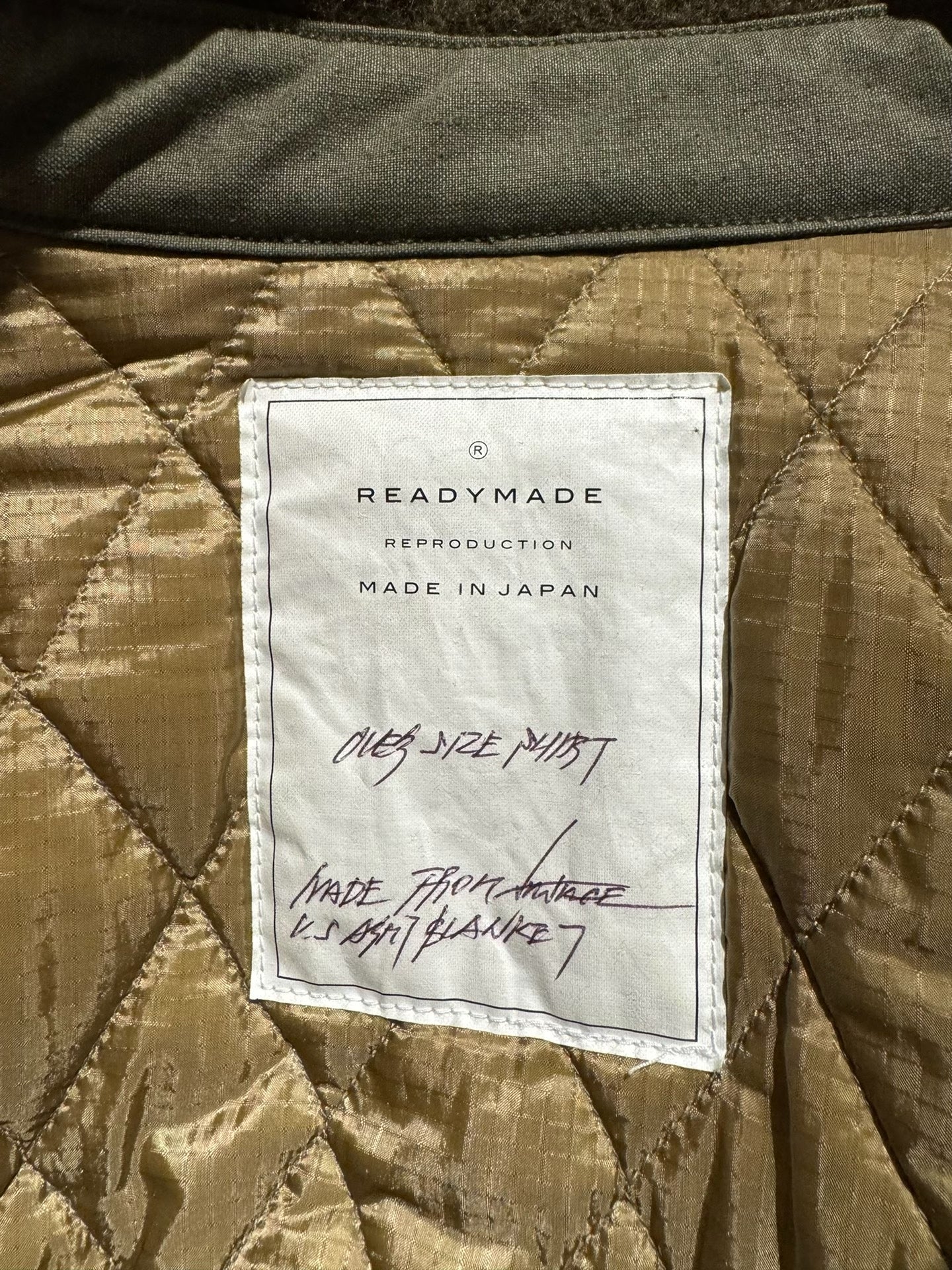 READYMADE Cotton-Padded Wool Coat