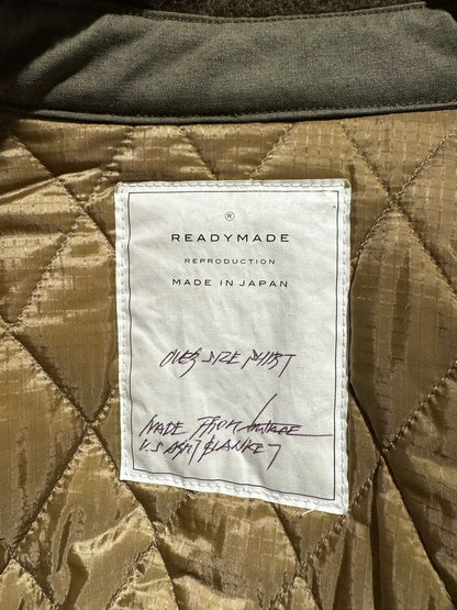 READYMADE Cotton-Padded Wool Coat