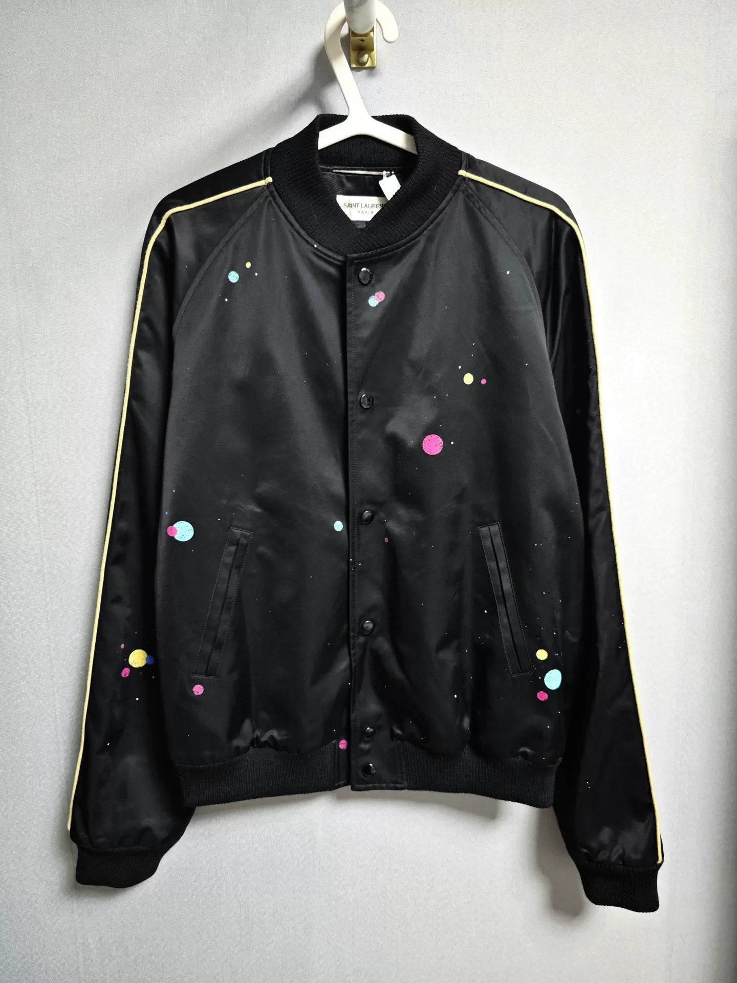 Saint Laurent Polka Dot Bomber Jacket