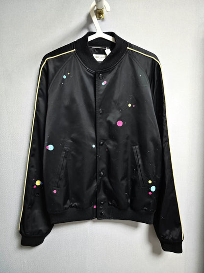 Saint Laurent Polka Dot Bomber Jacket