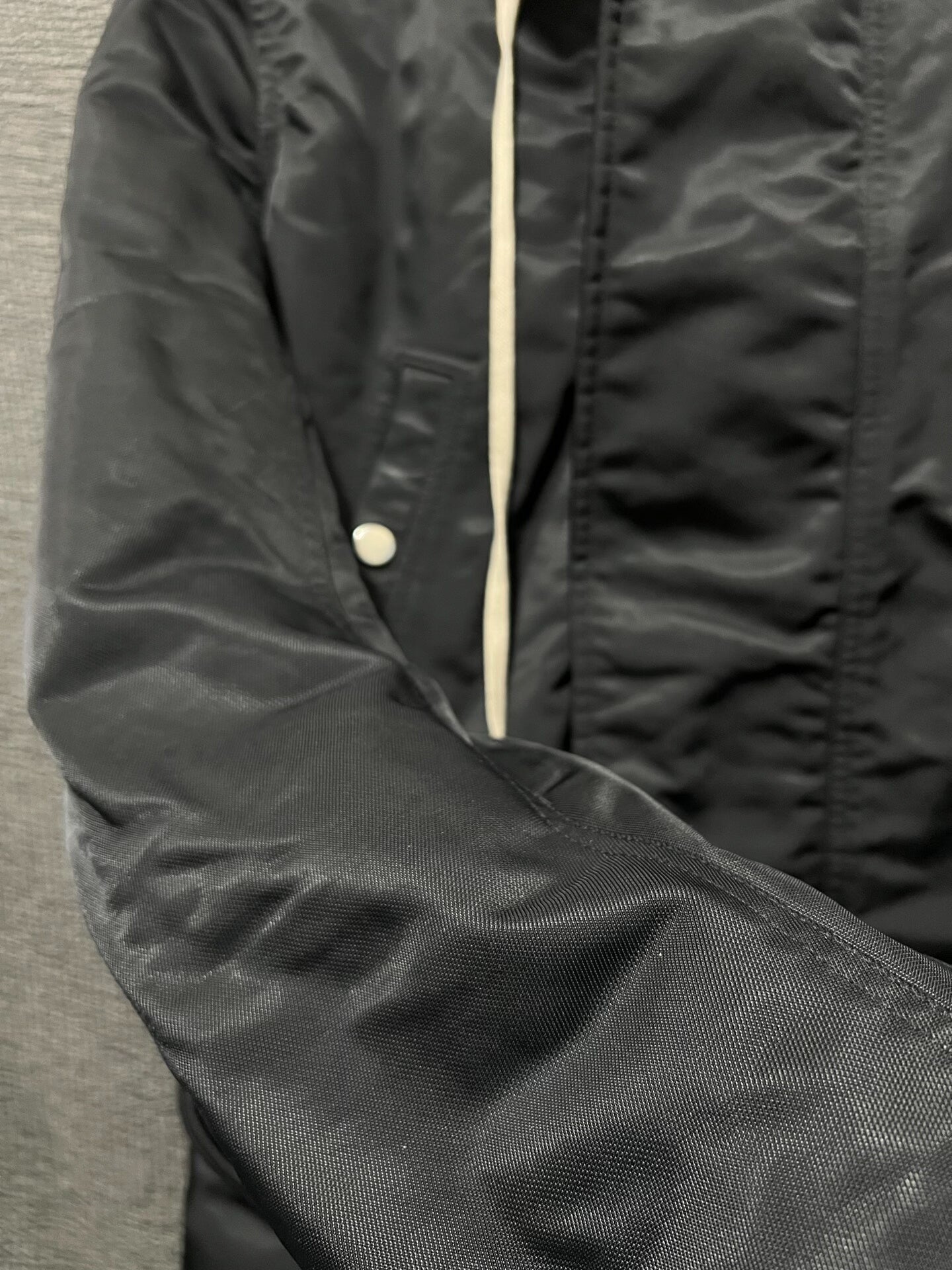 Rick Owens Nylon Bomber Jacket Size M