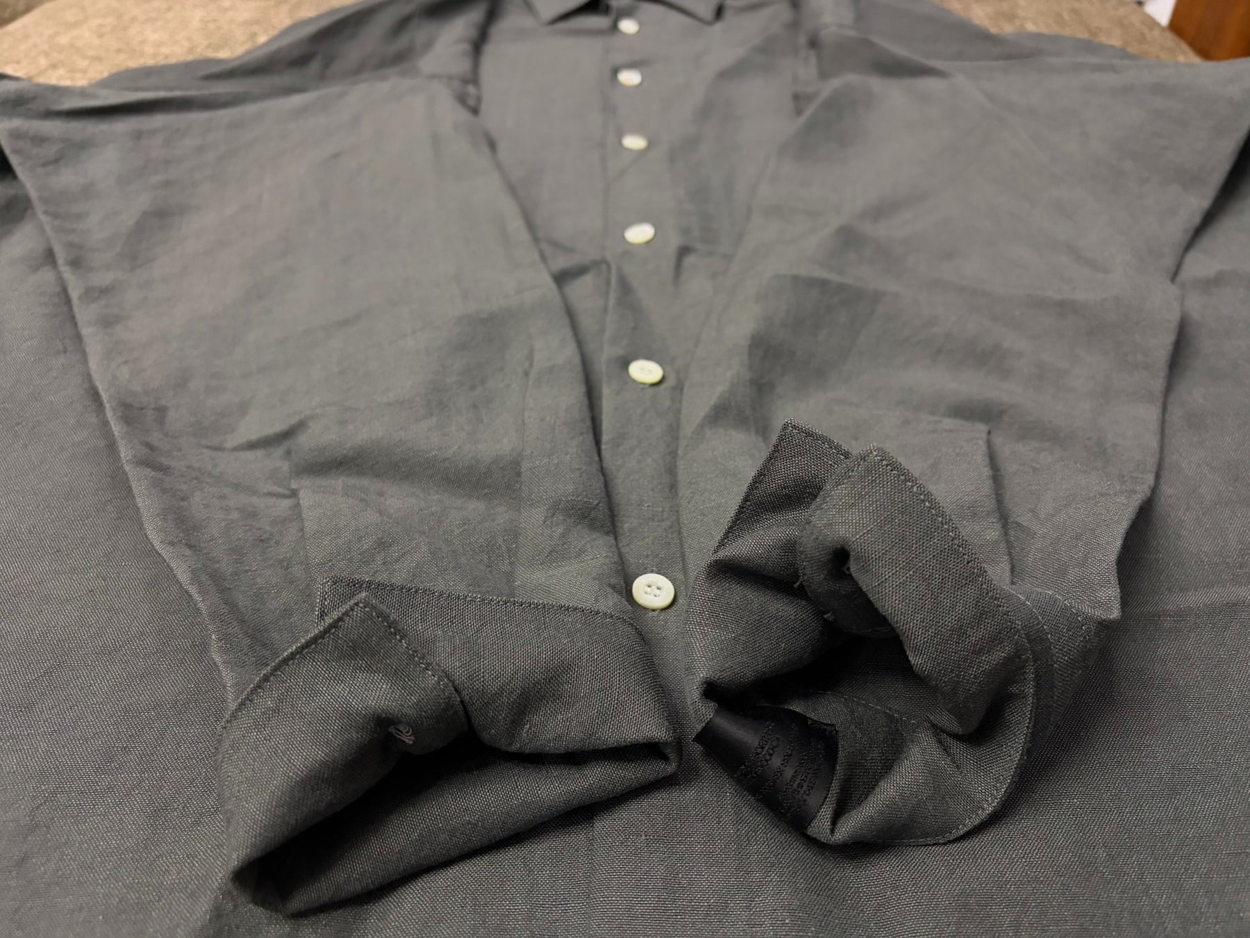 N.HOOLYWOOD Oversized Wool Casual Shirt