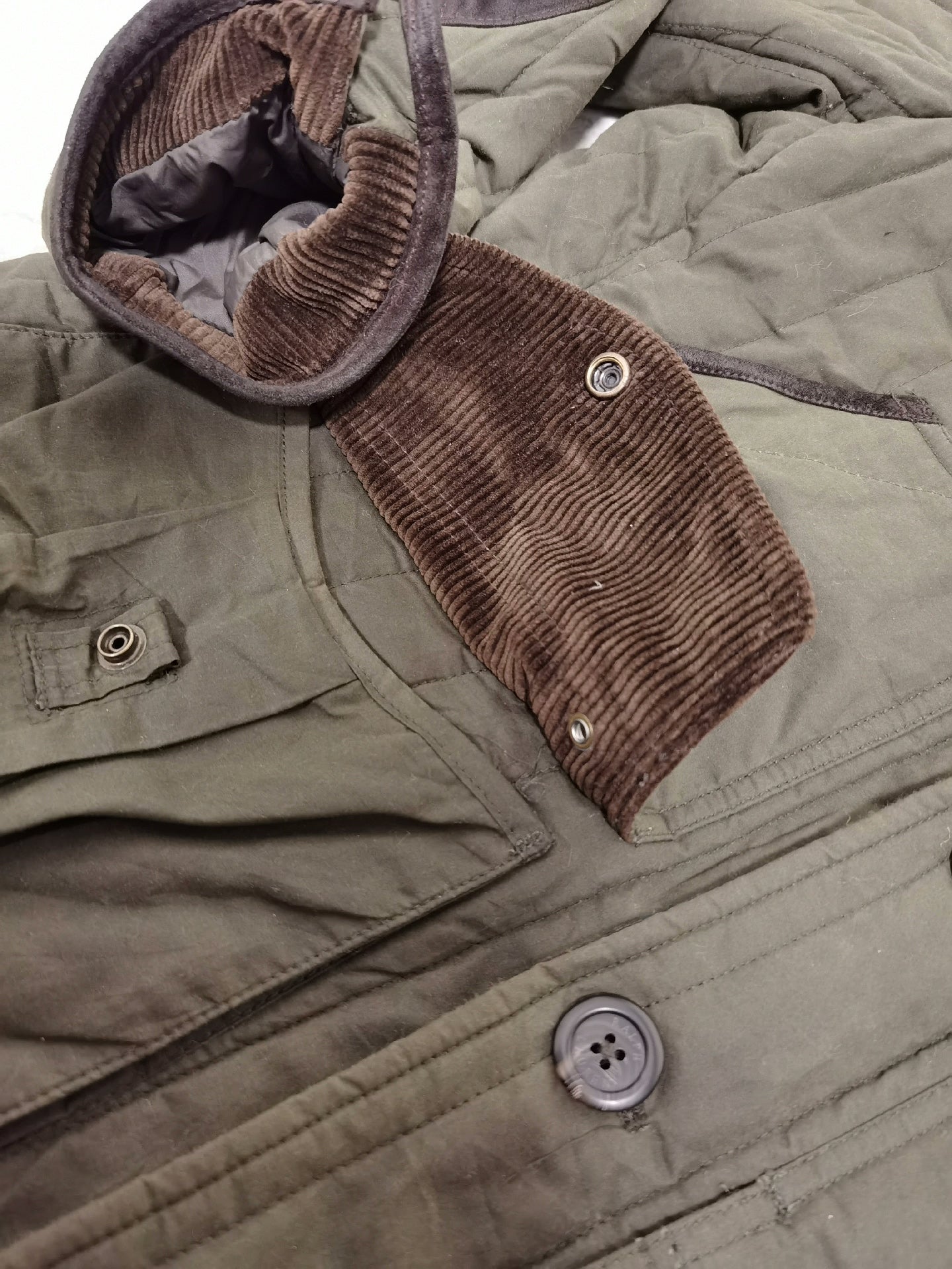 RRL Ralph Lauren Waxed Quilted Hunting Jacket