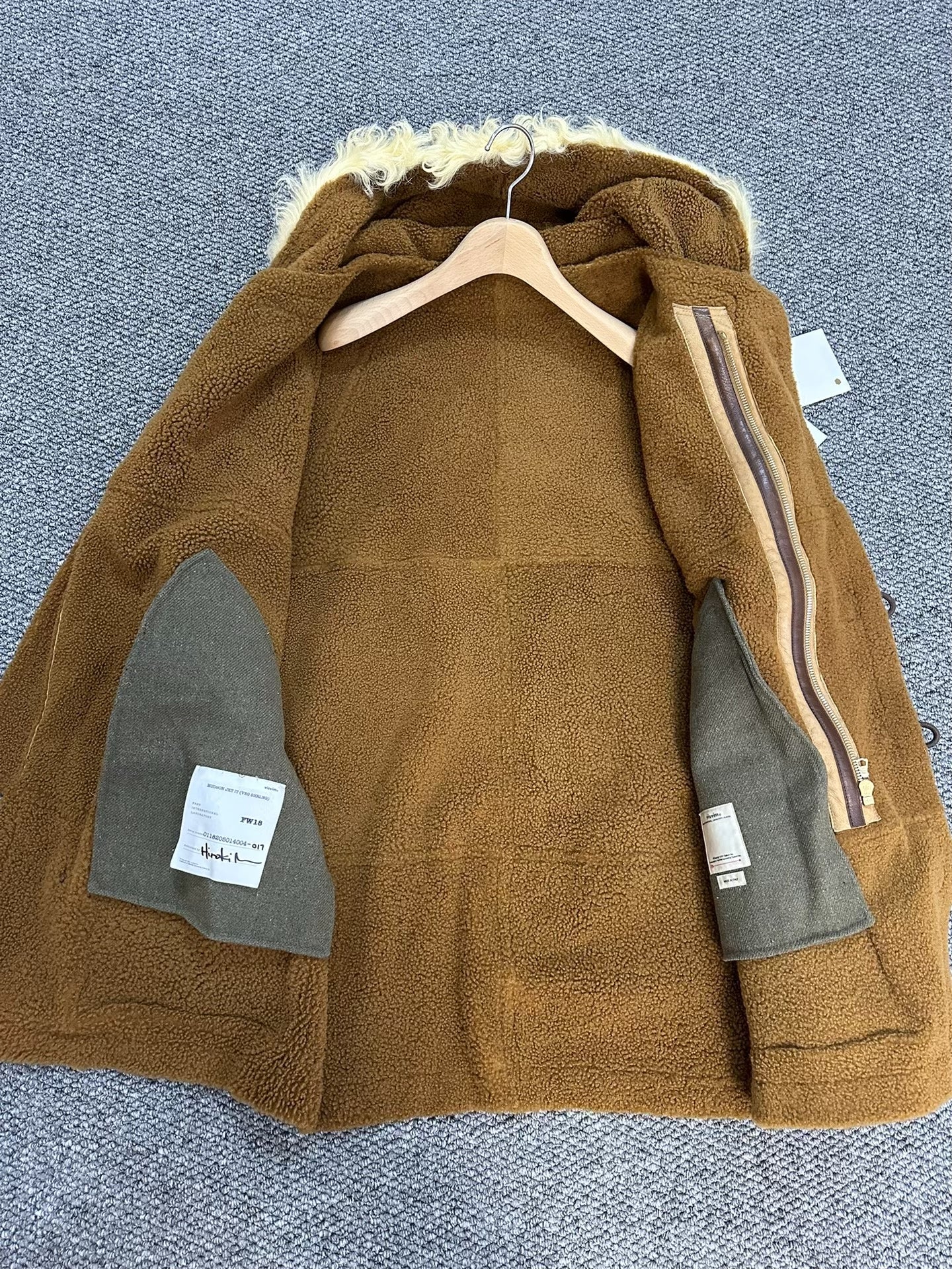visvim Shearling Hudson Coat