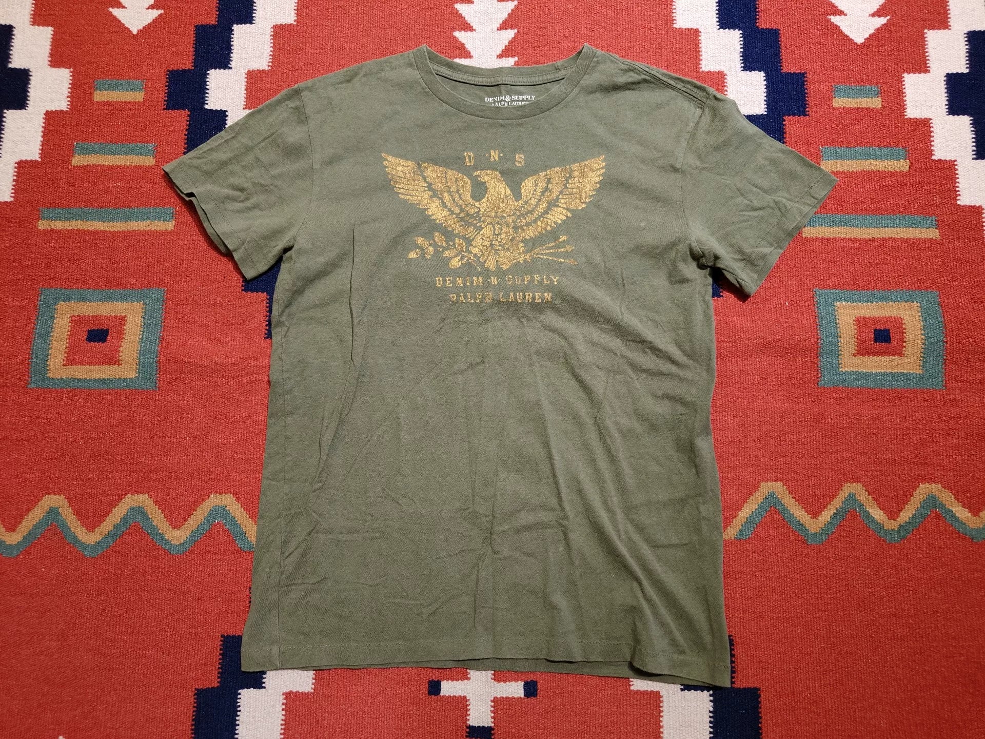 RL RRL Vintage Green Eagle T-Shirt