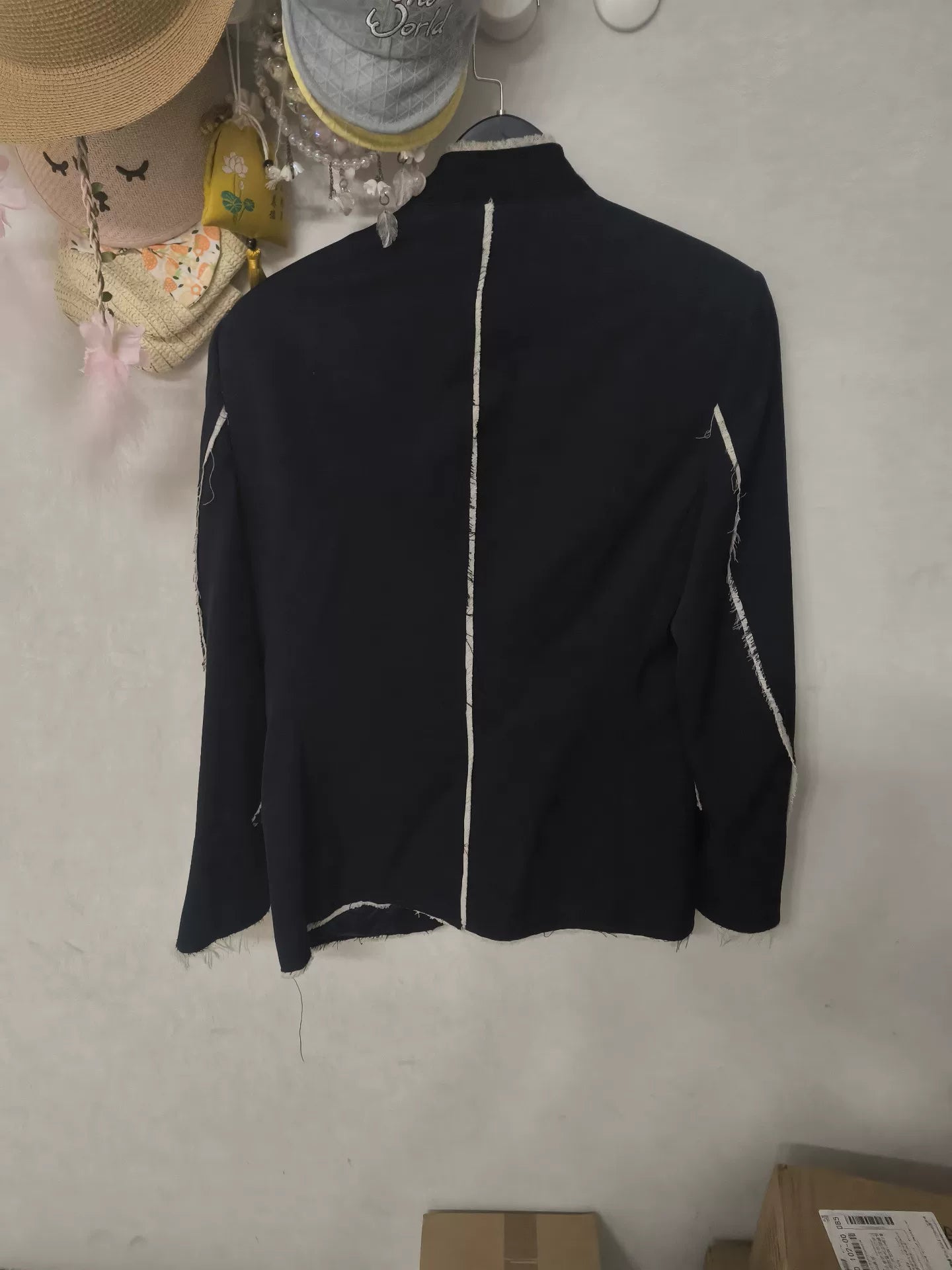 Alexander McQueen Runway Wool Navy Jacket