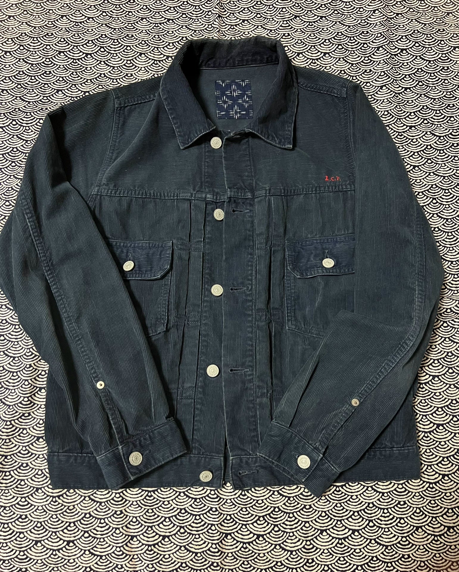Visvim Corduroy Blue Bandana Jacket