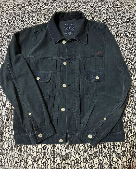 Visvim Corduroy Blue Bandana Jacket