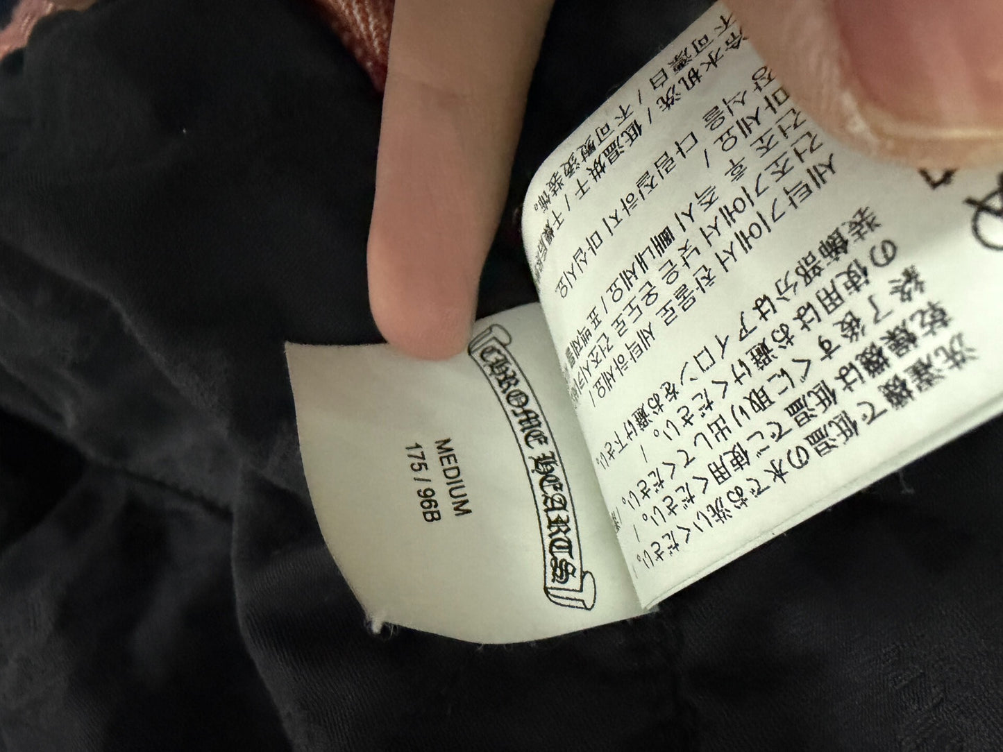 Chrome Hearts Red Blue Plaid Shirt