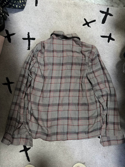 UNDERCOVER SS20 Plaid Shirt Jacket Grey