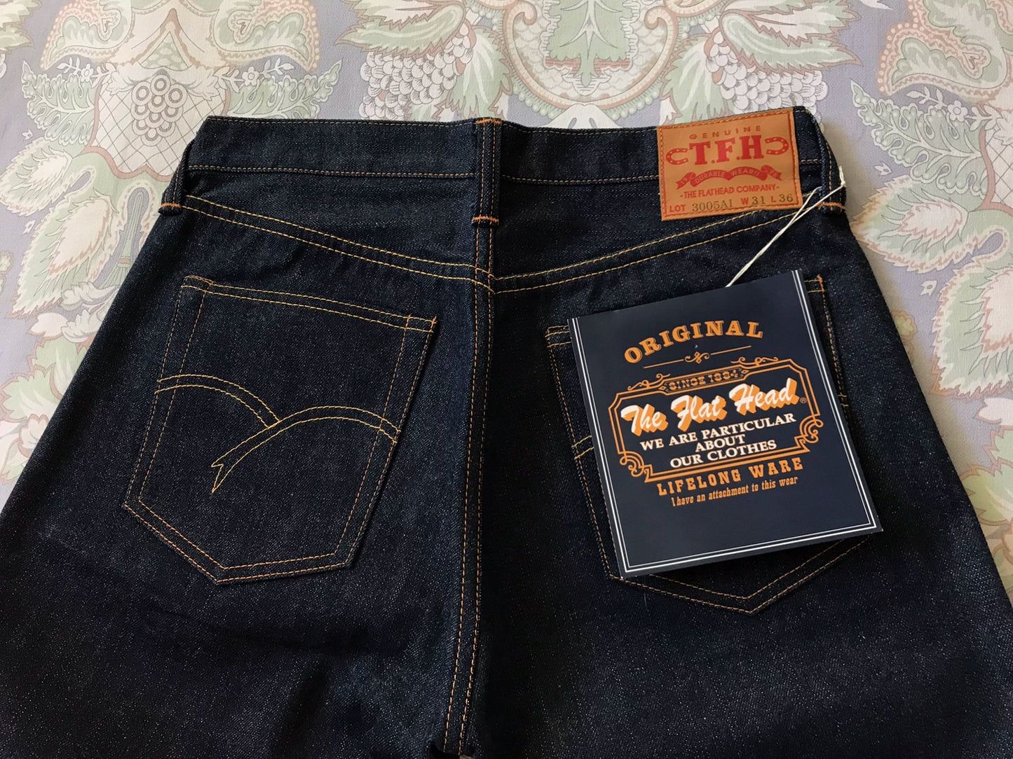 The Flat Head 3005AI Natural Dye Jeans