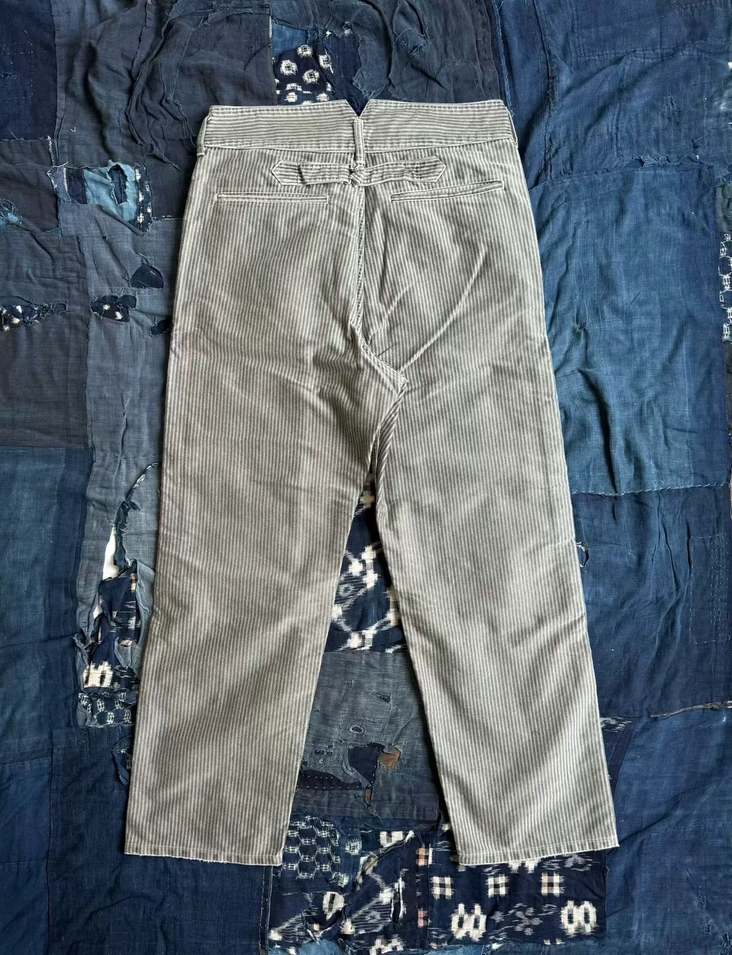 VISVIM 25AW Pastoral Striped Moleskin Pants