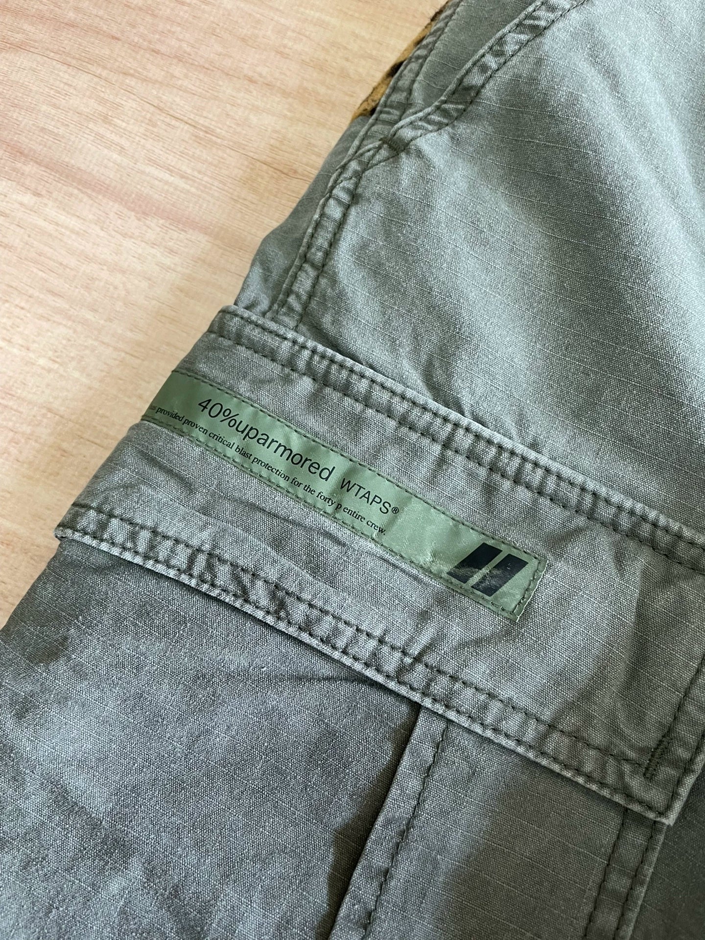 WTAPS OD Leopard Ripstop Cropped Pants