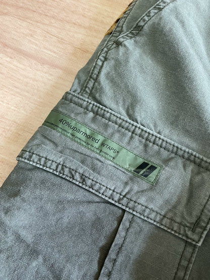 WTAPS OD Leopard Ripstop Cropped Pants