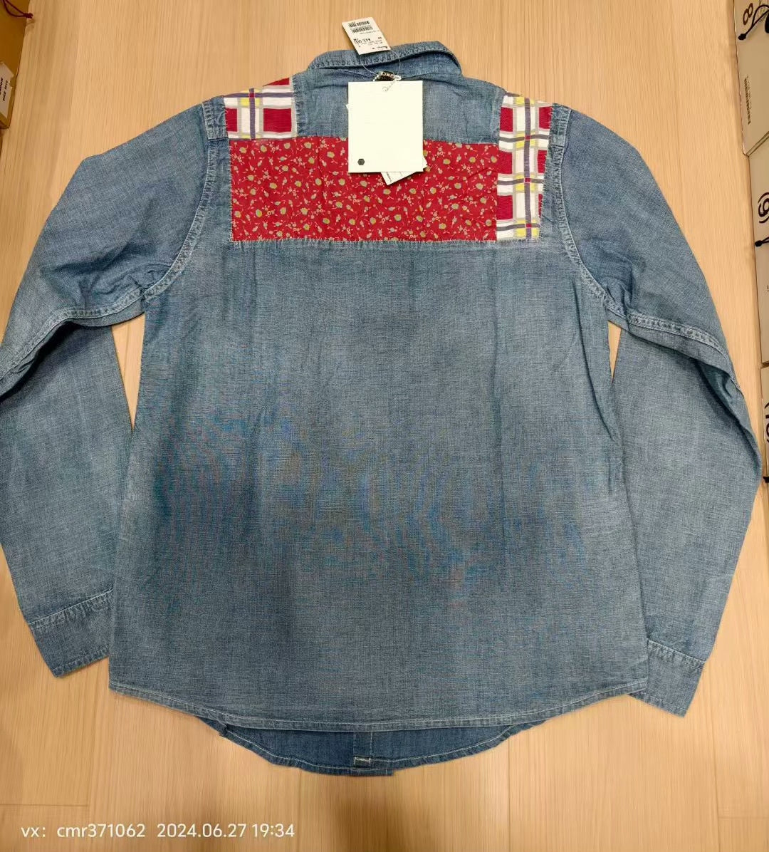 visvim 16ss Wally Printed Check Shirt