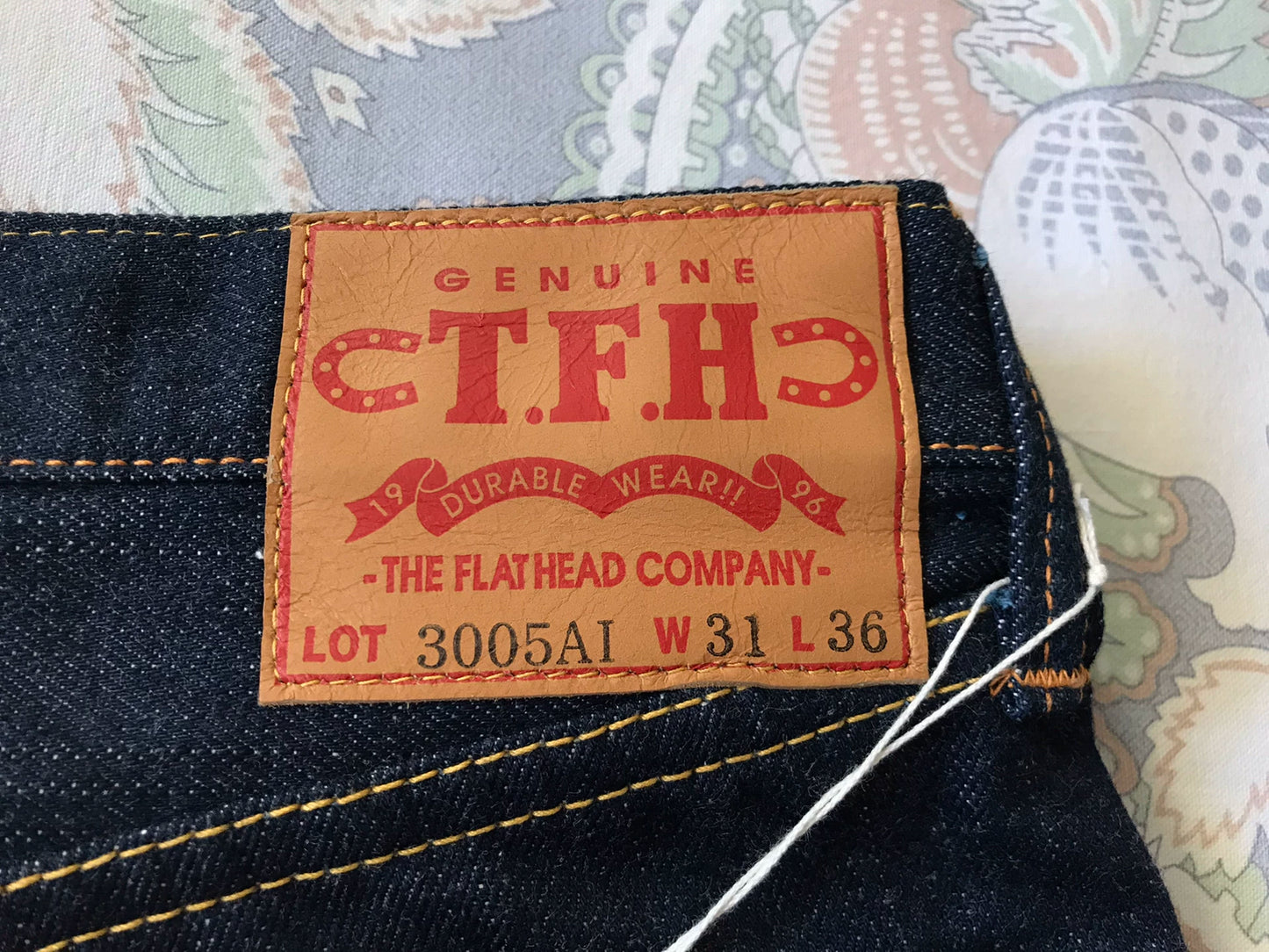 The Flat Head 3005AI Natural Dye Jeans
