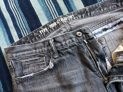 neighborhood anchor savage blue denim pants