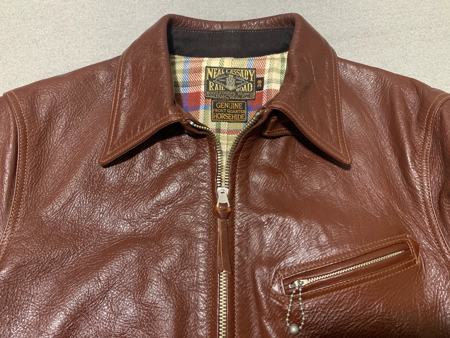 Freewheelers Leather Jacket vintage Style