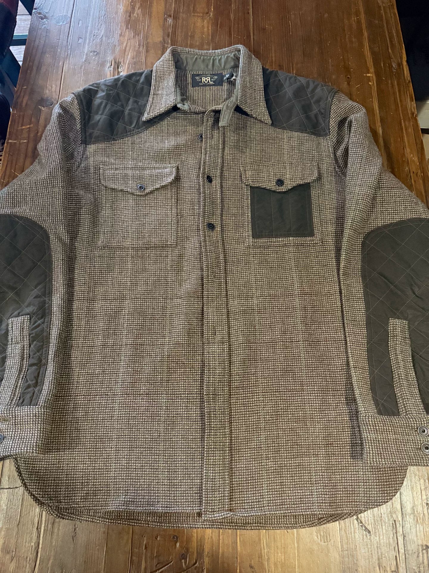 RRL Plaid Shirt Jacket M