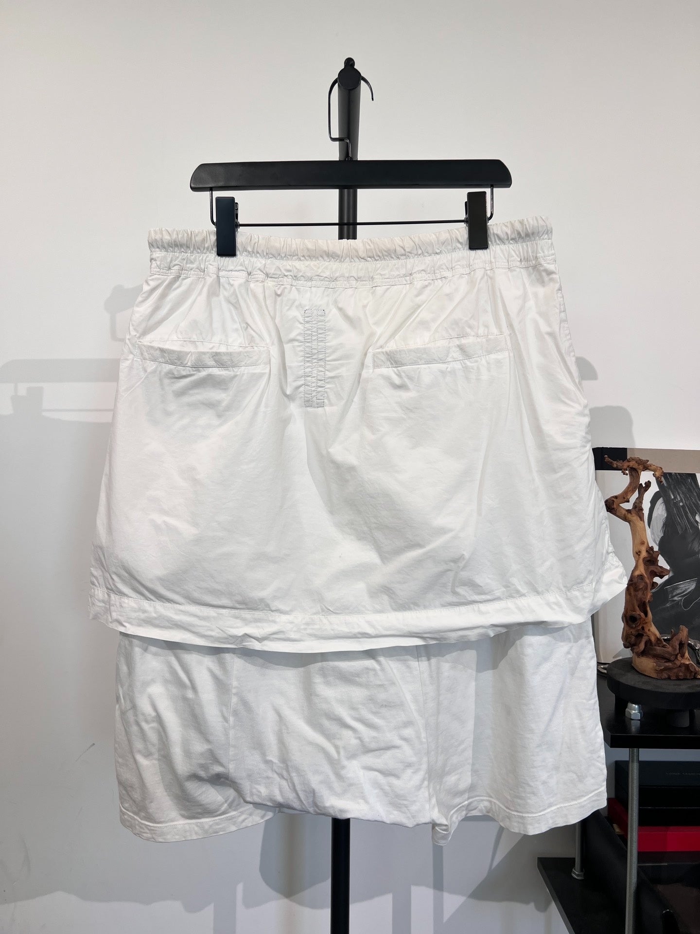 Rick Owens Drkshdw Drop-Crotch Mid-Length Shorts